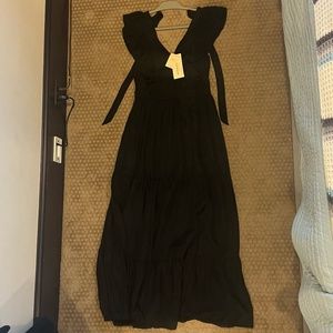 SCOTCH & SODA BLACK MAXI DRESS